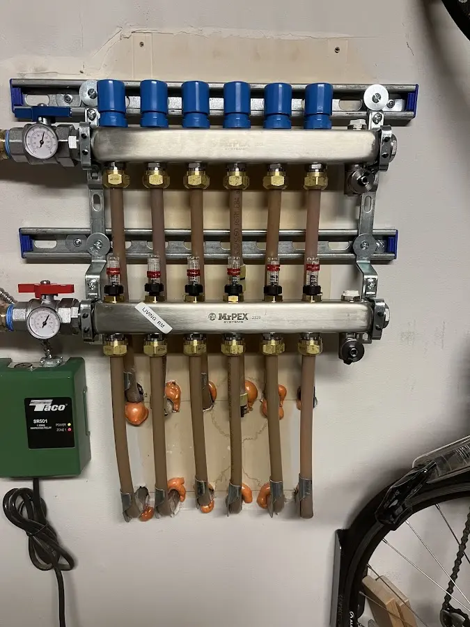 Plumber performing Leak Detection at a residential property in Jefferson